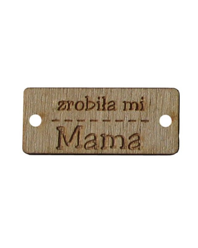 Metka ze sklejki - Zrobiła mi Mama