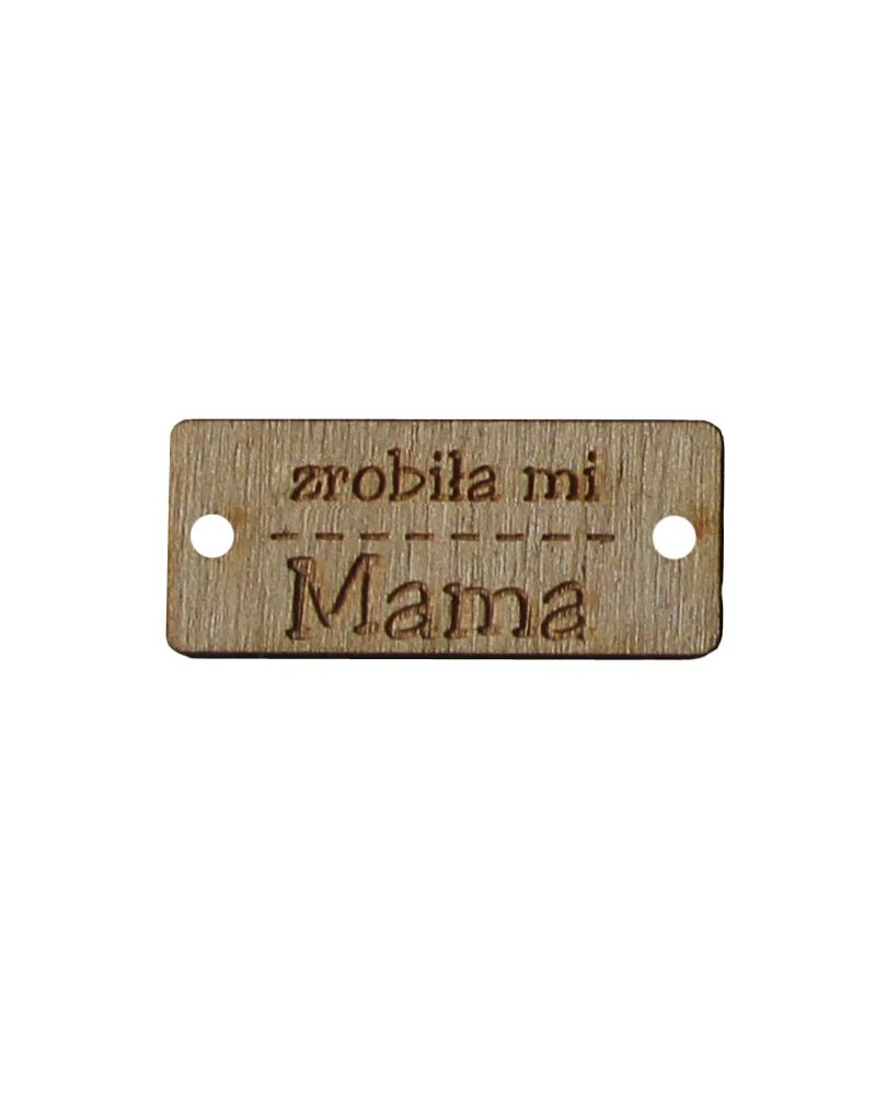 Metka ze sklejki - Zrobiła mi Mama