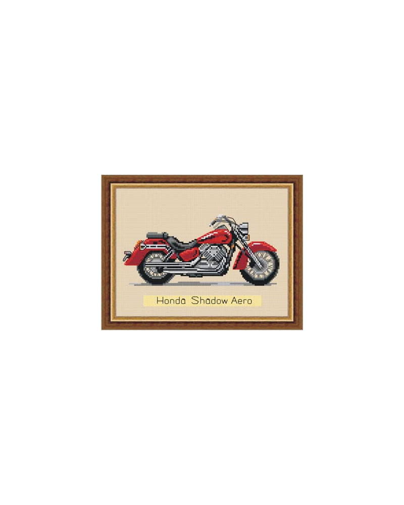 Schemat do haftu Motocykl - Honda Shadow Aero
