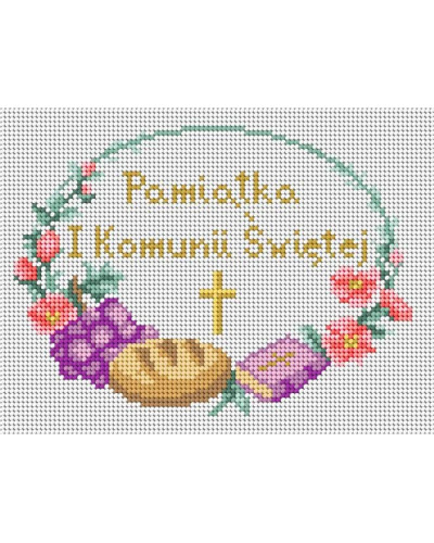Schemat do haftu Pamiątka Pierwszej Komunii