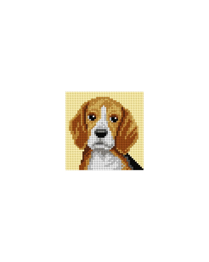 Zestaw do haftu gobelinowego obrazek – Beagle